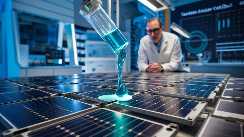 Enhancing Efficiency of Tandem Solar Cells with Unique Additive Enhancing Efficiency of Tandem Solar Cells with Unique Additive